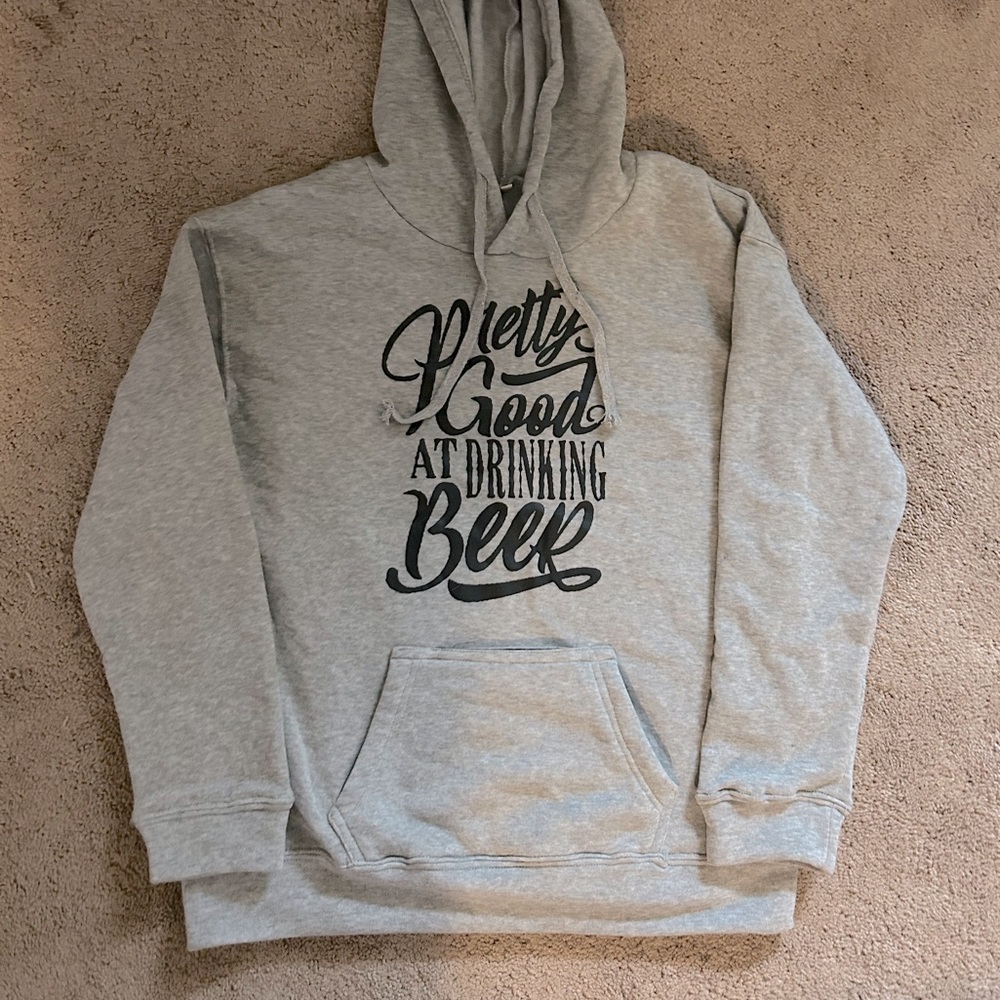 Hoodie with Built In Koozie